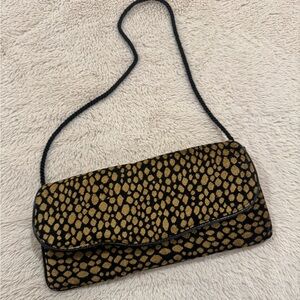 Elegant Black and Gold Women's Bag